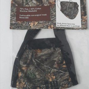Realtree Edge Camo Face Mouth Cover Unisex Adult One Size Non Surgical  Lot of 5